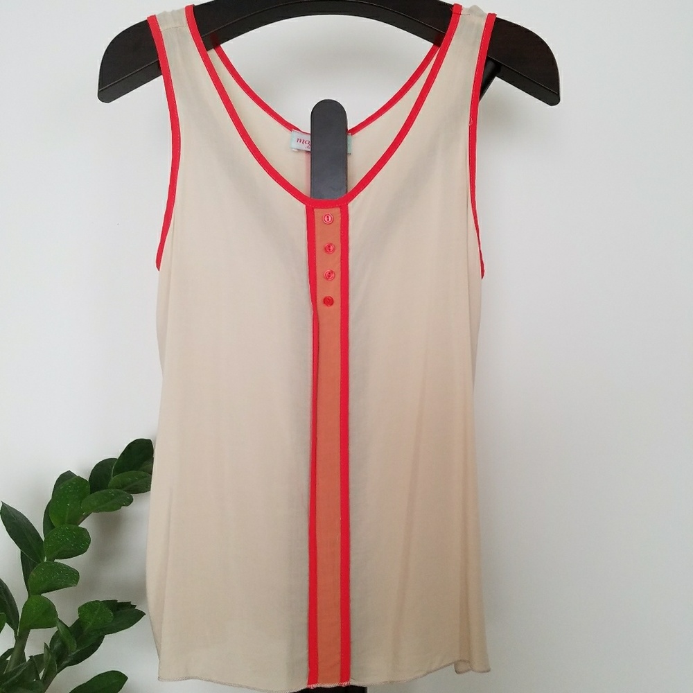 ☀️5 for $20- Madelynn Shear Tank Top